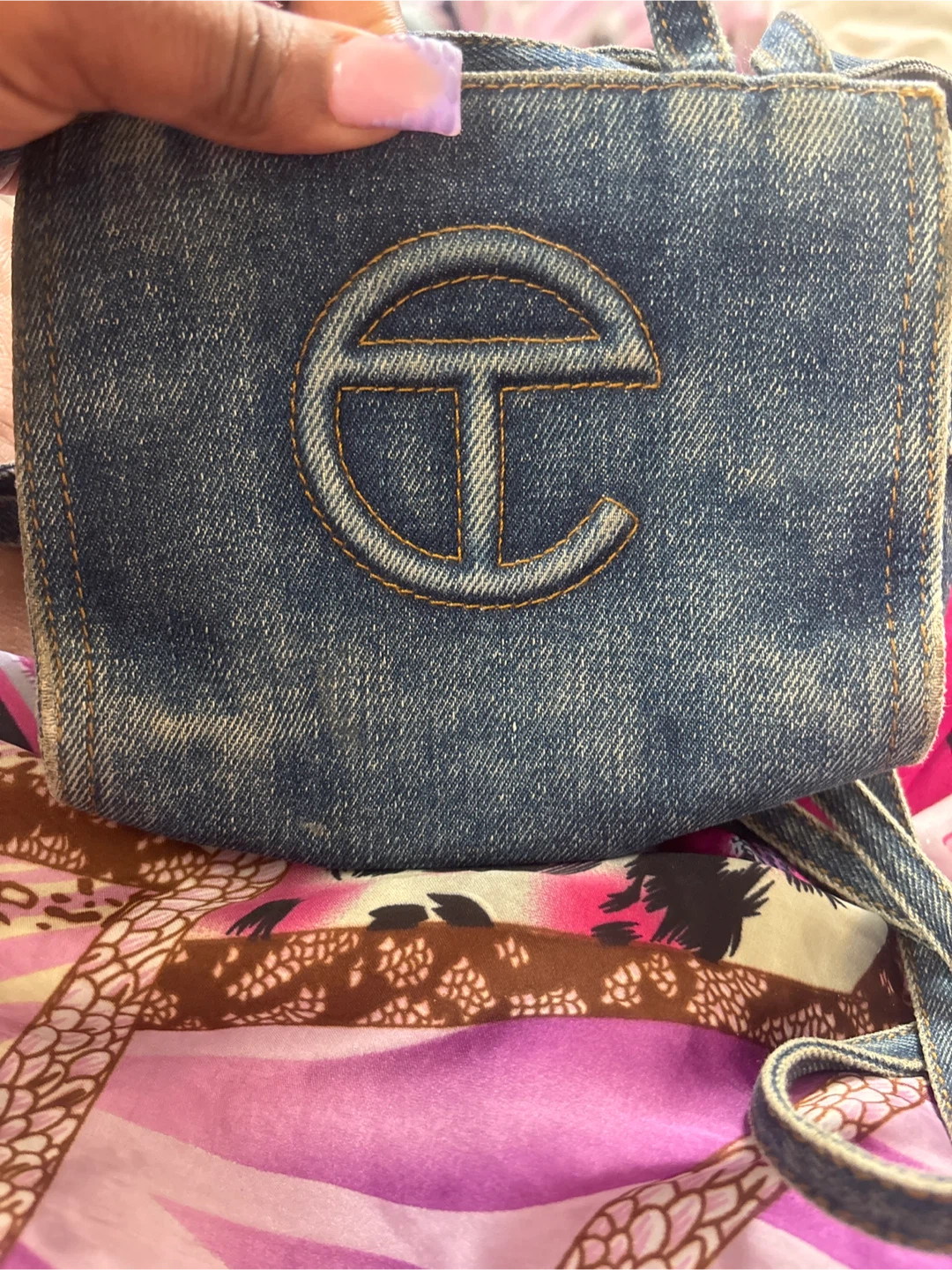 Telfar Denim Small Bag