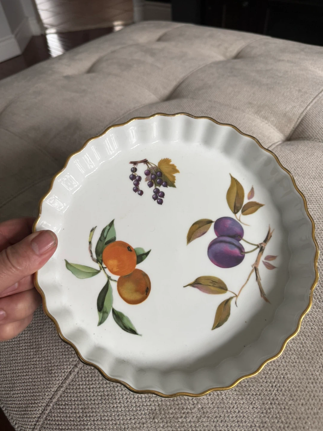 Royal Worcester Fruit Tart Dish