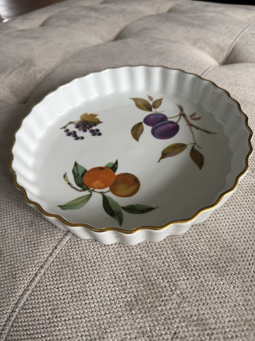 Royal Worcester Fruit Tart Dish - photo 2