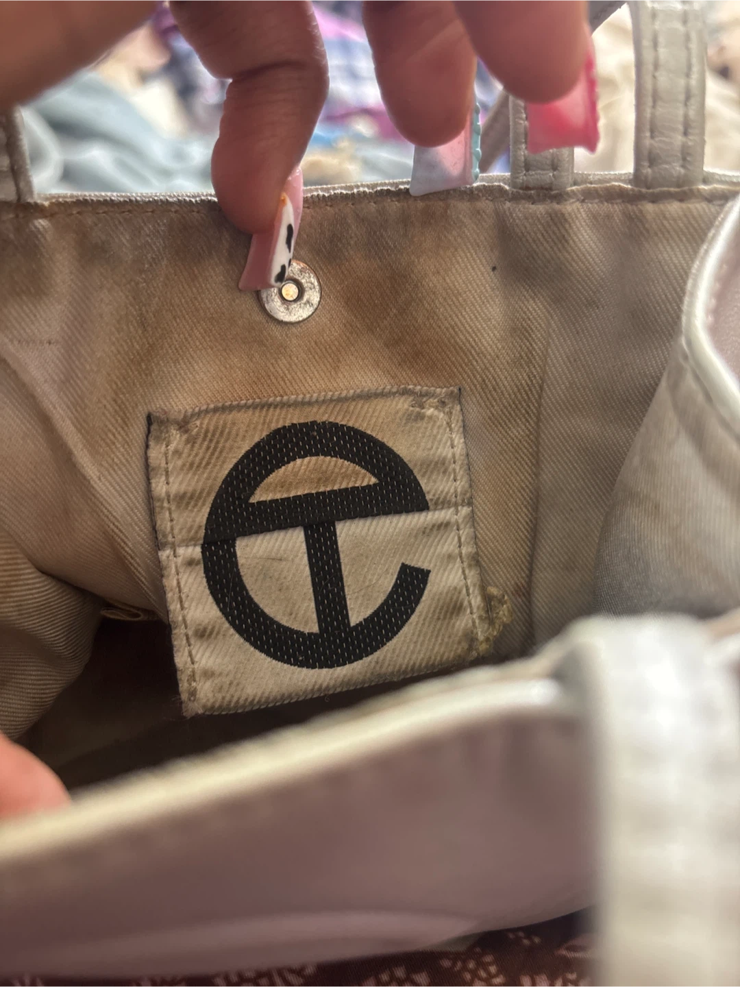 Telfar Small Shopping Bag - White - photo 2