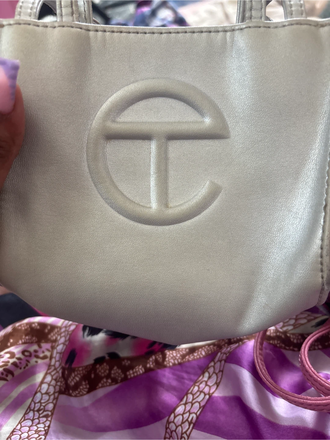 Telfar Small Shopping Bag - White