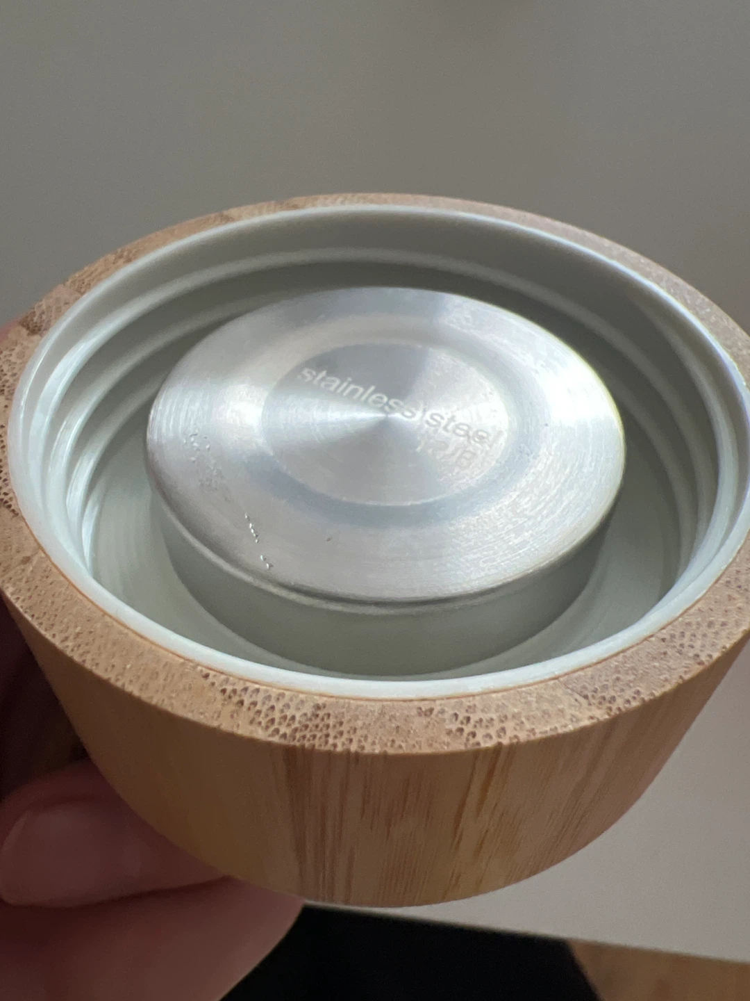Glass and Bamboo Water Bottle - photo 2