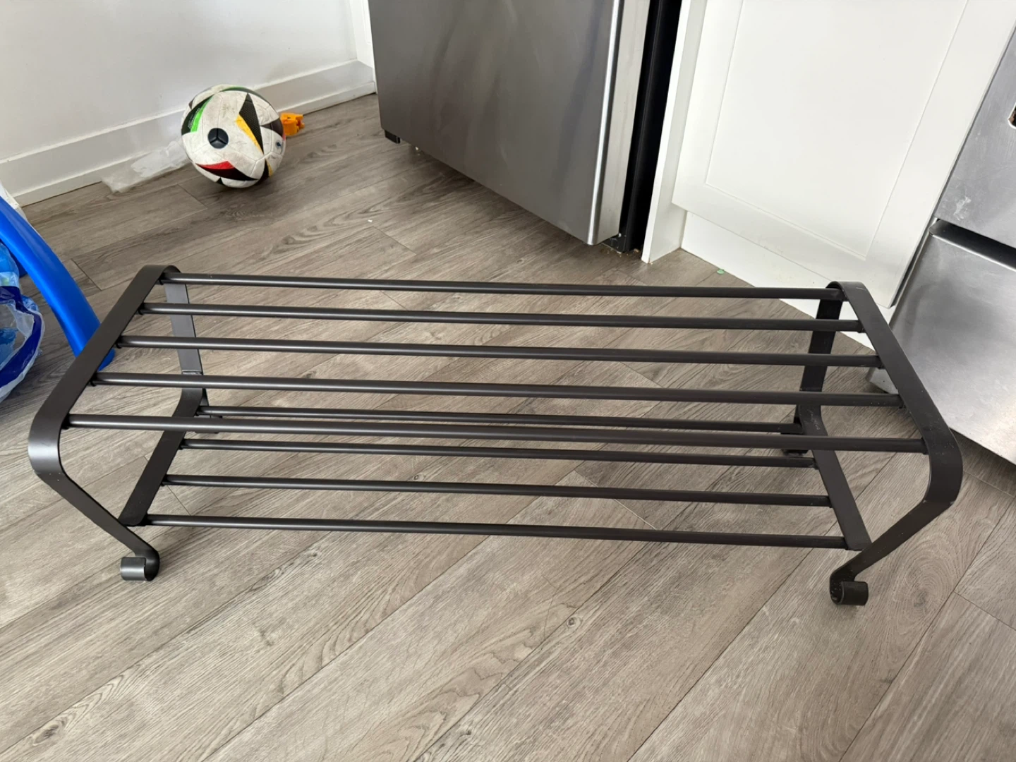 Two-Tier Metal Shoe Rack