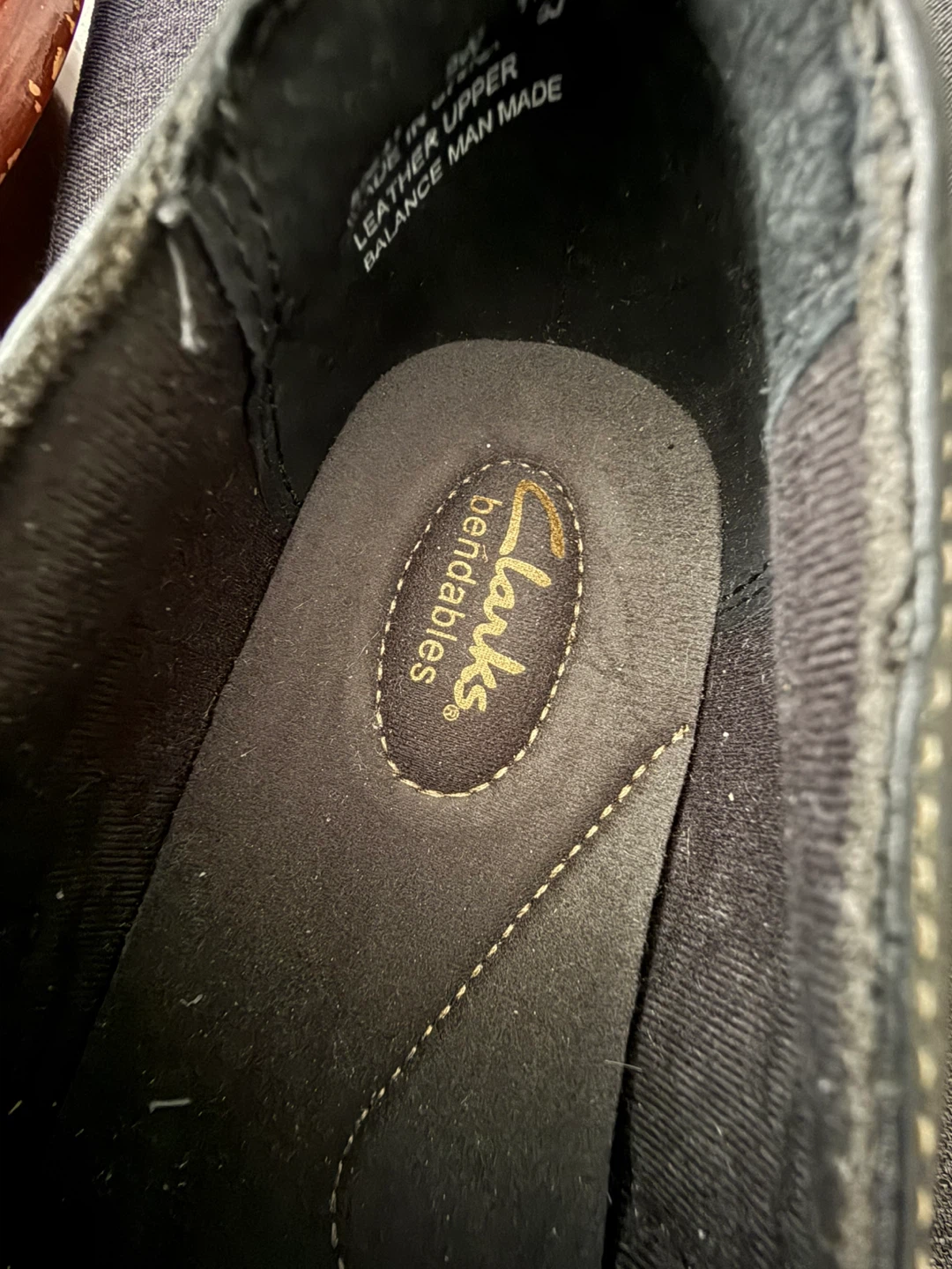 *Brand New* women’s Clarks Black Leather Mary Jane Shoes 9 W - photo 4