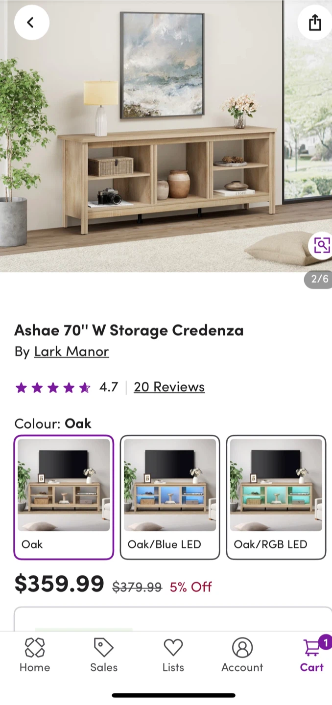 TV stand / shelving unit 🥕