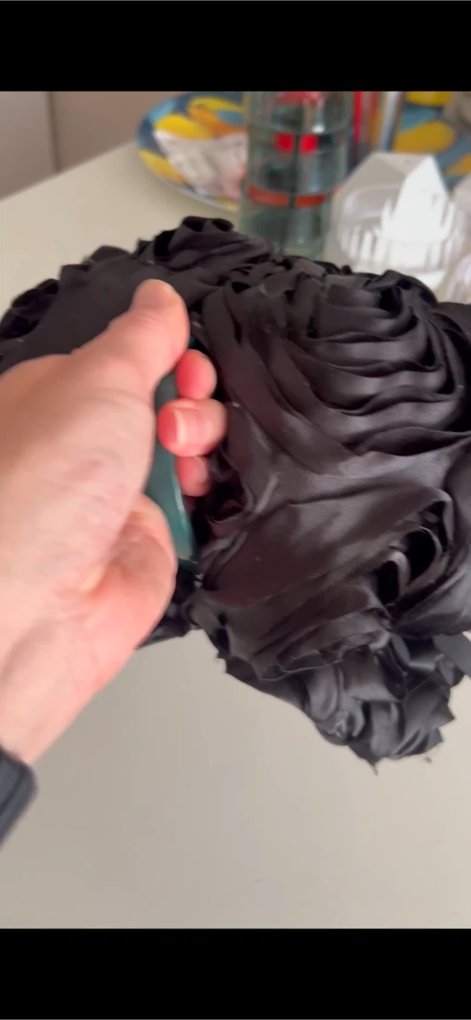 Tea cosy - roses black - photo 2