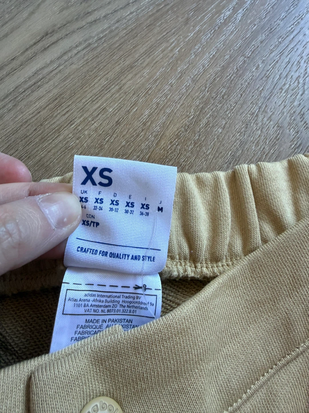 Reebok Classic Sweatpants - Tan - Size XS - photo 3