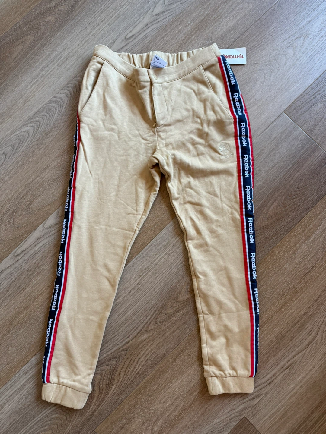 Reebok Classic Sweatpants - Tan - Size XS