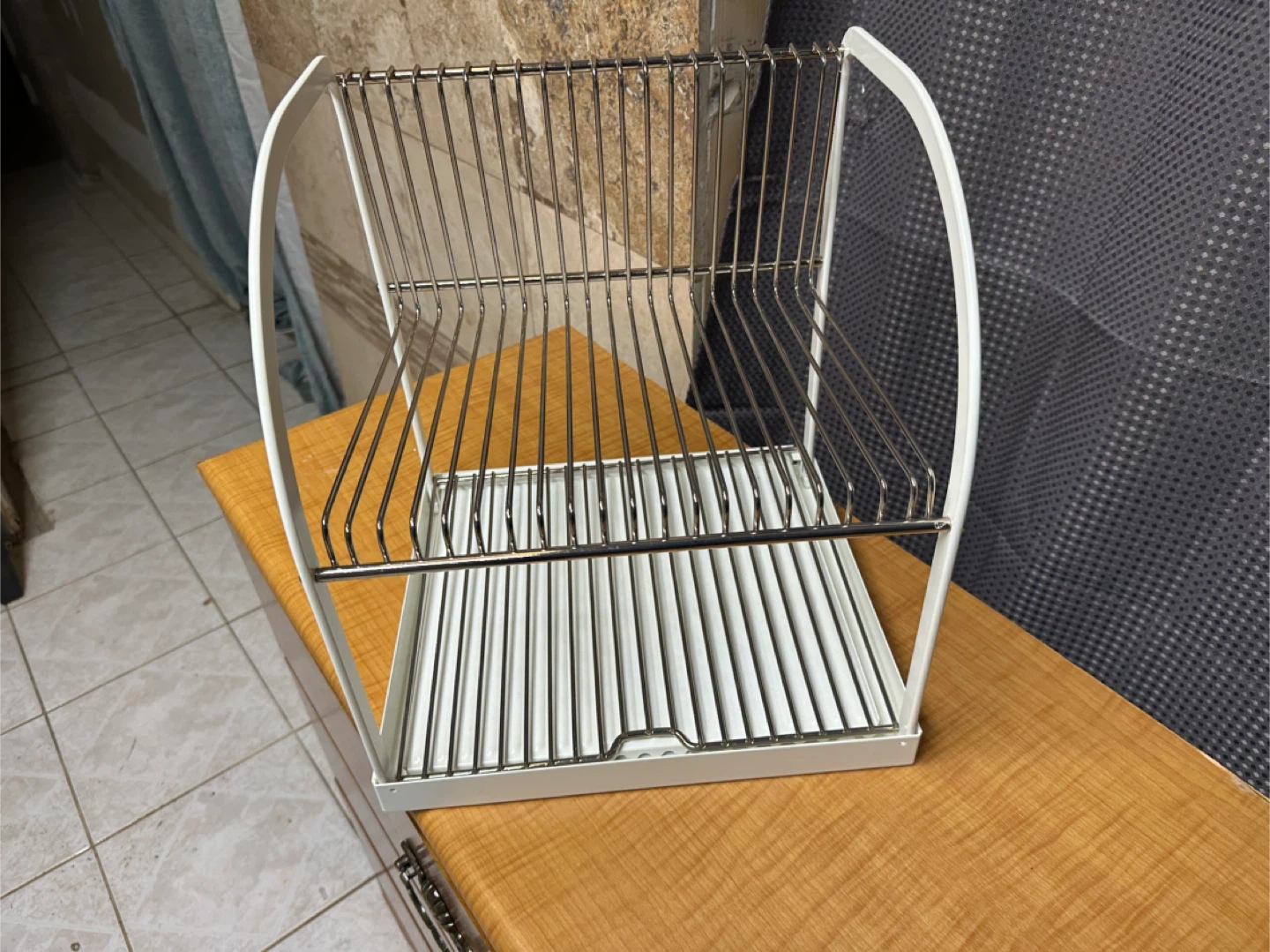 IKEA White Two-Tier Dish Rack - photo 3