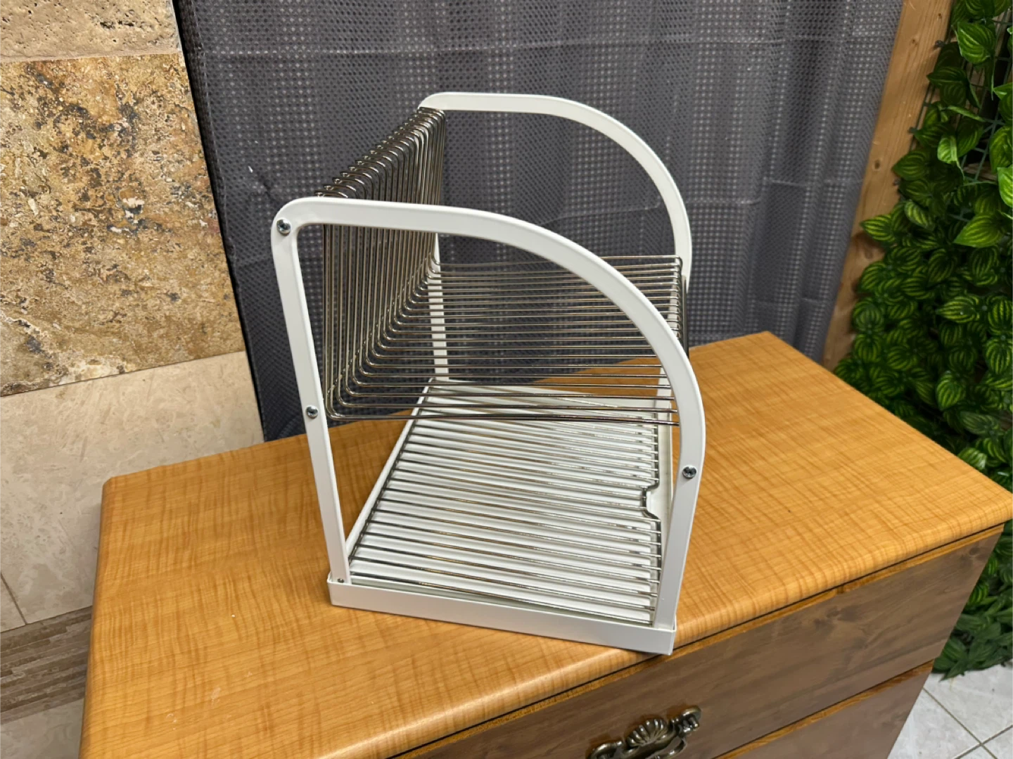 IKEA White Two-Tier Dish Rack - photo 2