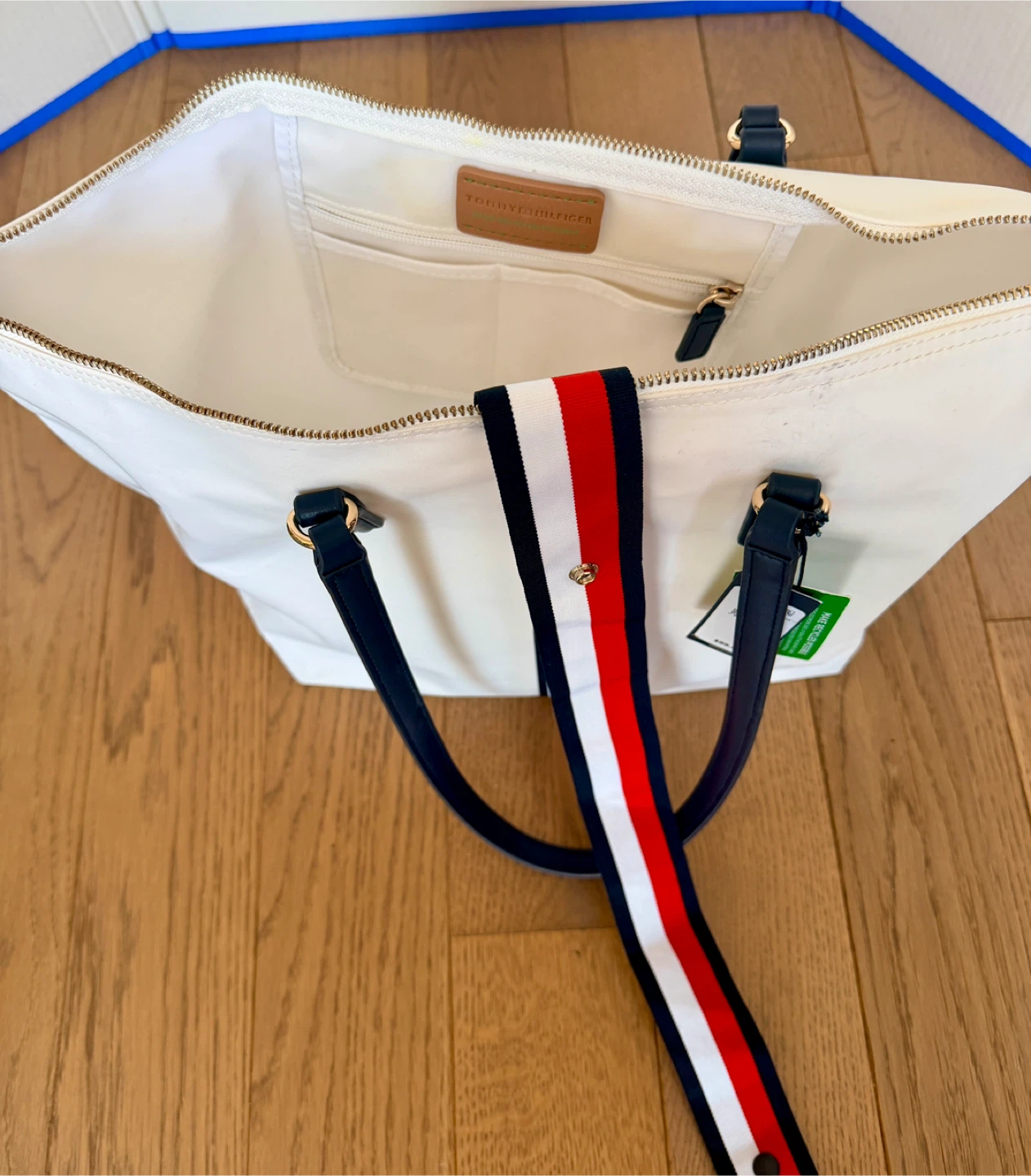 Tommy Hilfiger White Tote Bag - photo 5