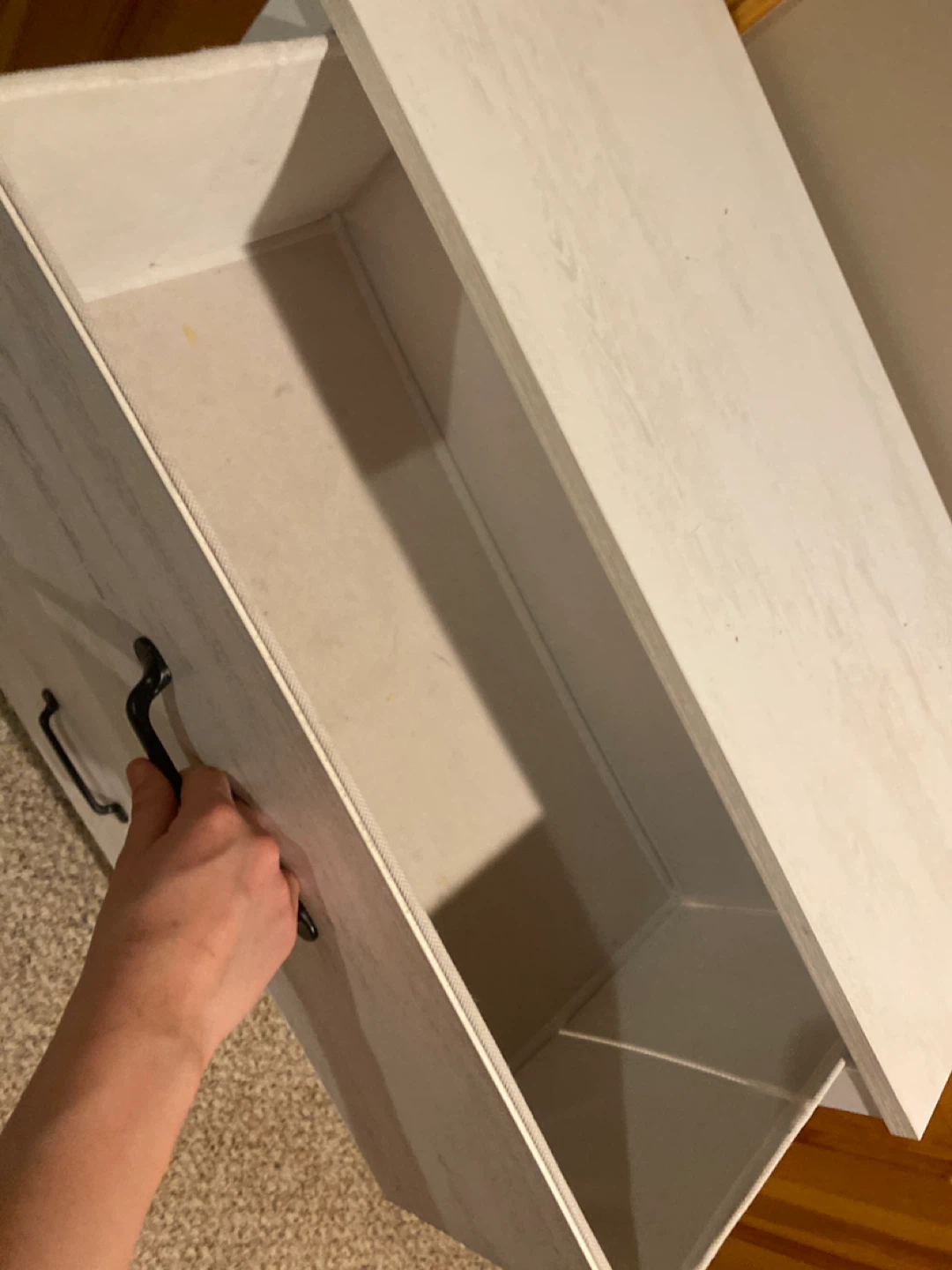 White 4-Drawer Storage Dresser - photo 2