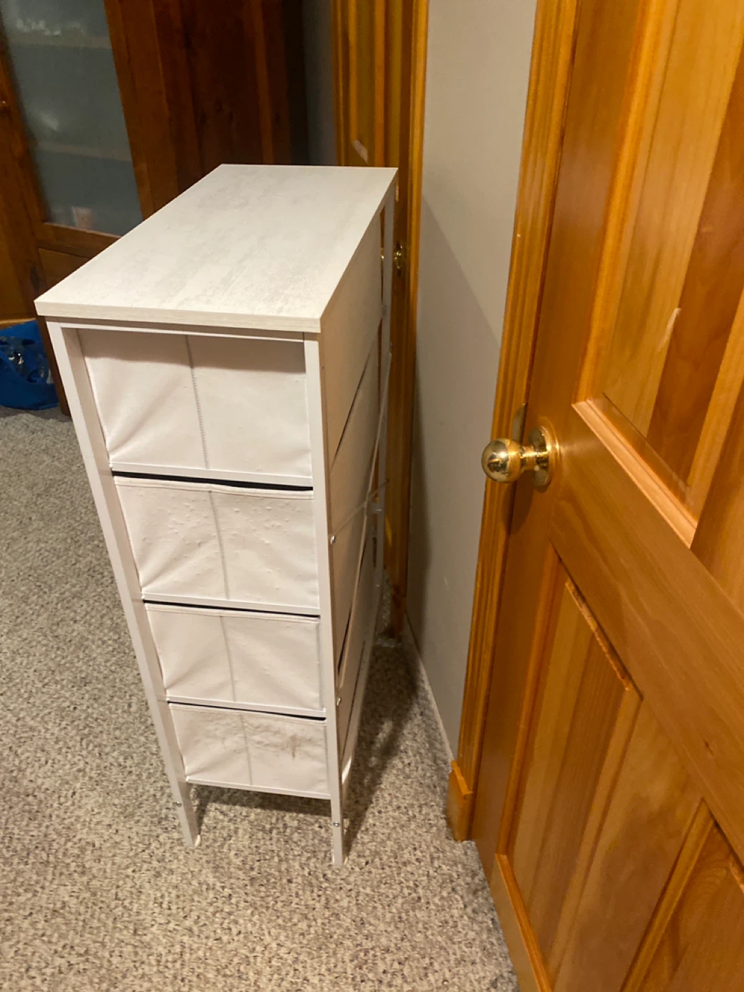 White 4-Drawer Storage Dresser - photo 3