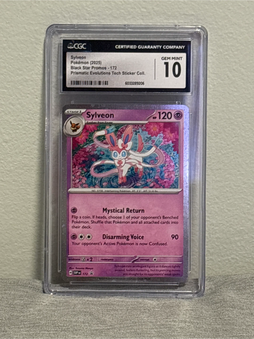 BLACK STAR PROMO #172 SYLVEON CGC GEM MINT 10