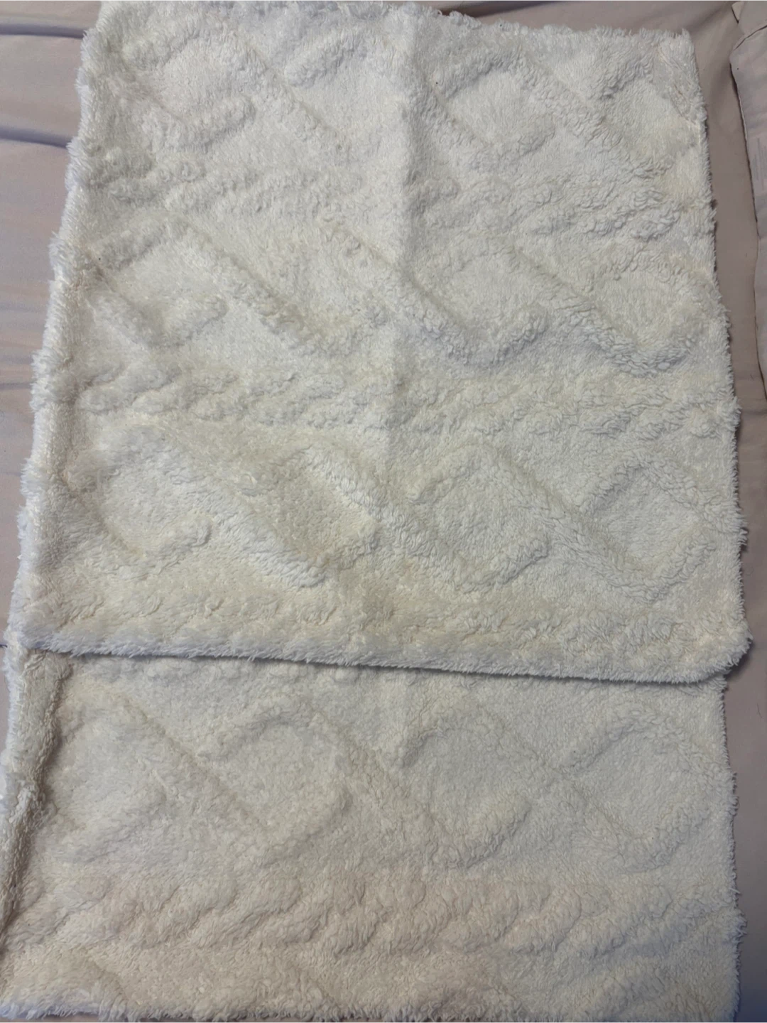 2 White Pillow covers