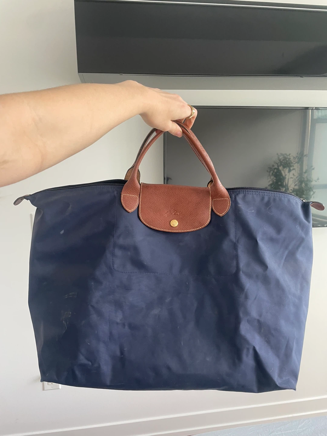 Navy Blue Longchamp Bag