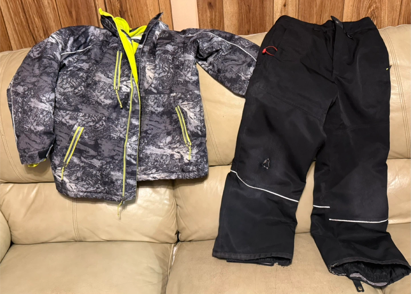 Monster Snowsuit Jacket and Pants Set, $50