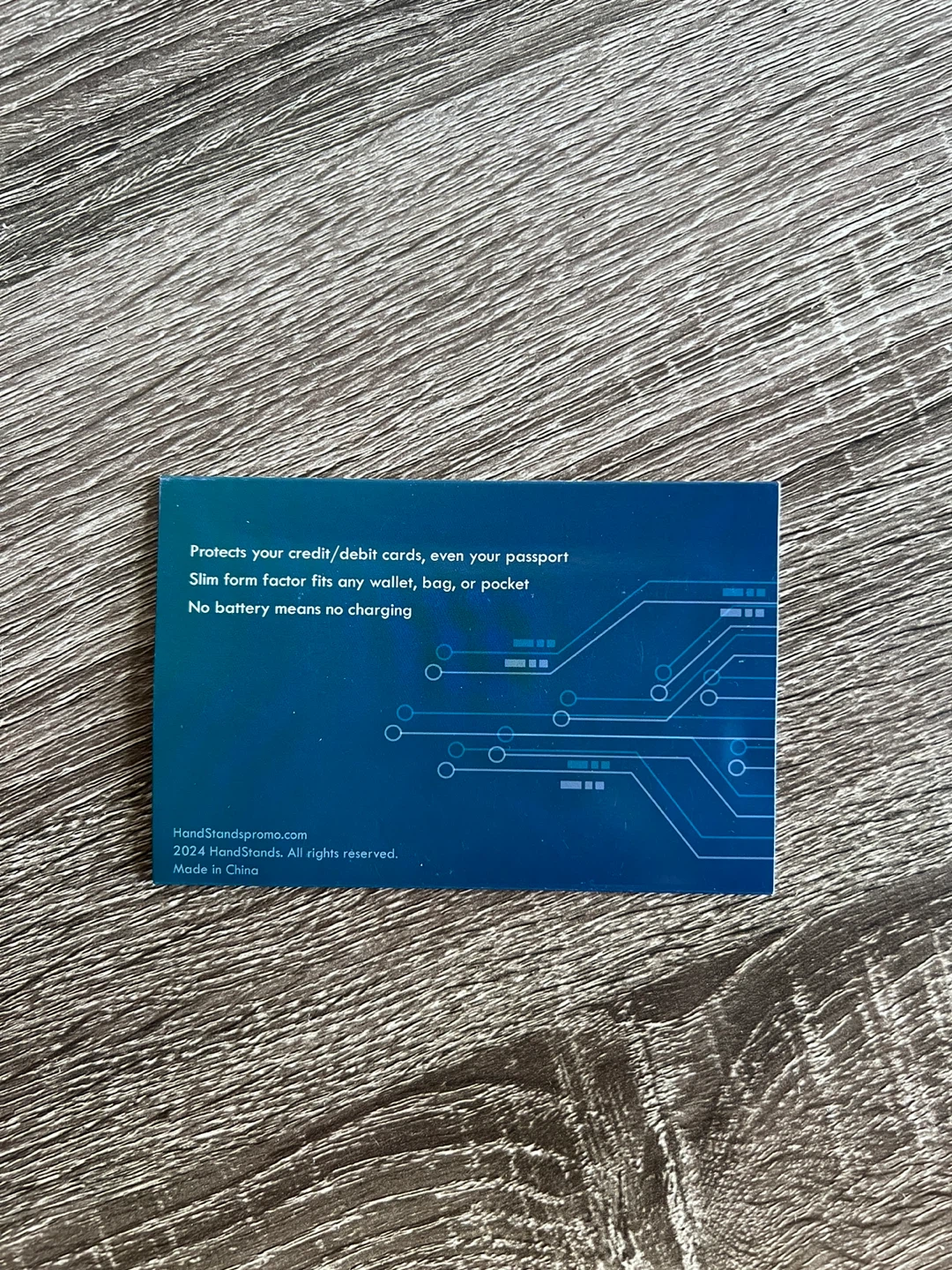 Wallet Shield RFID Blocker Card - photo 2