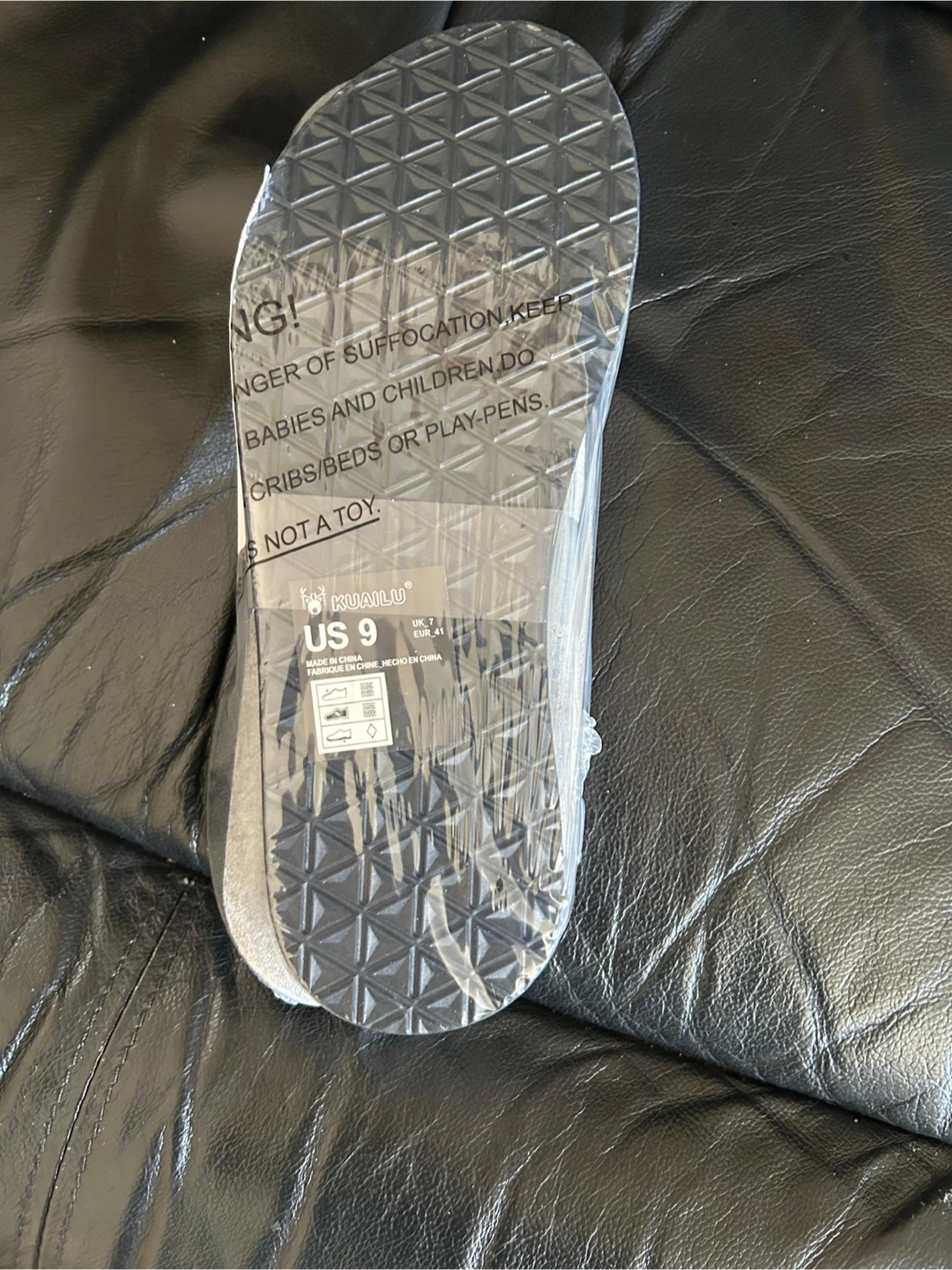 Striped Flip Flops size US  9 - photo 2