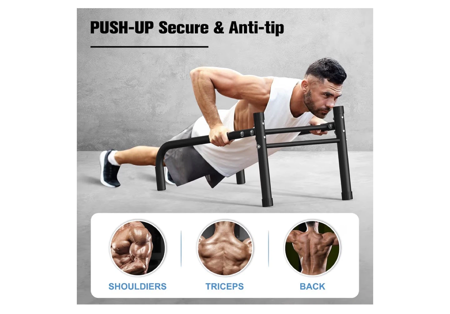 RELIFE Dip Station Pull Up Bars Fitness Equipment - photo 3