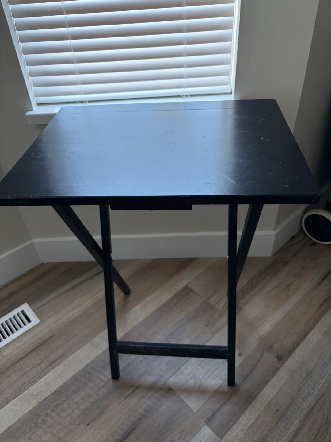 Black Folding Tray Table
