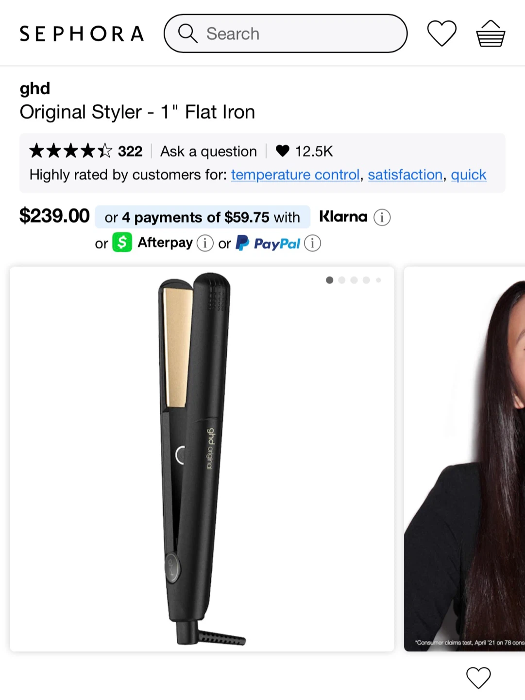 ghd original hair straightener - photo 3