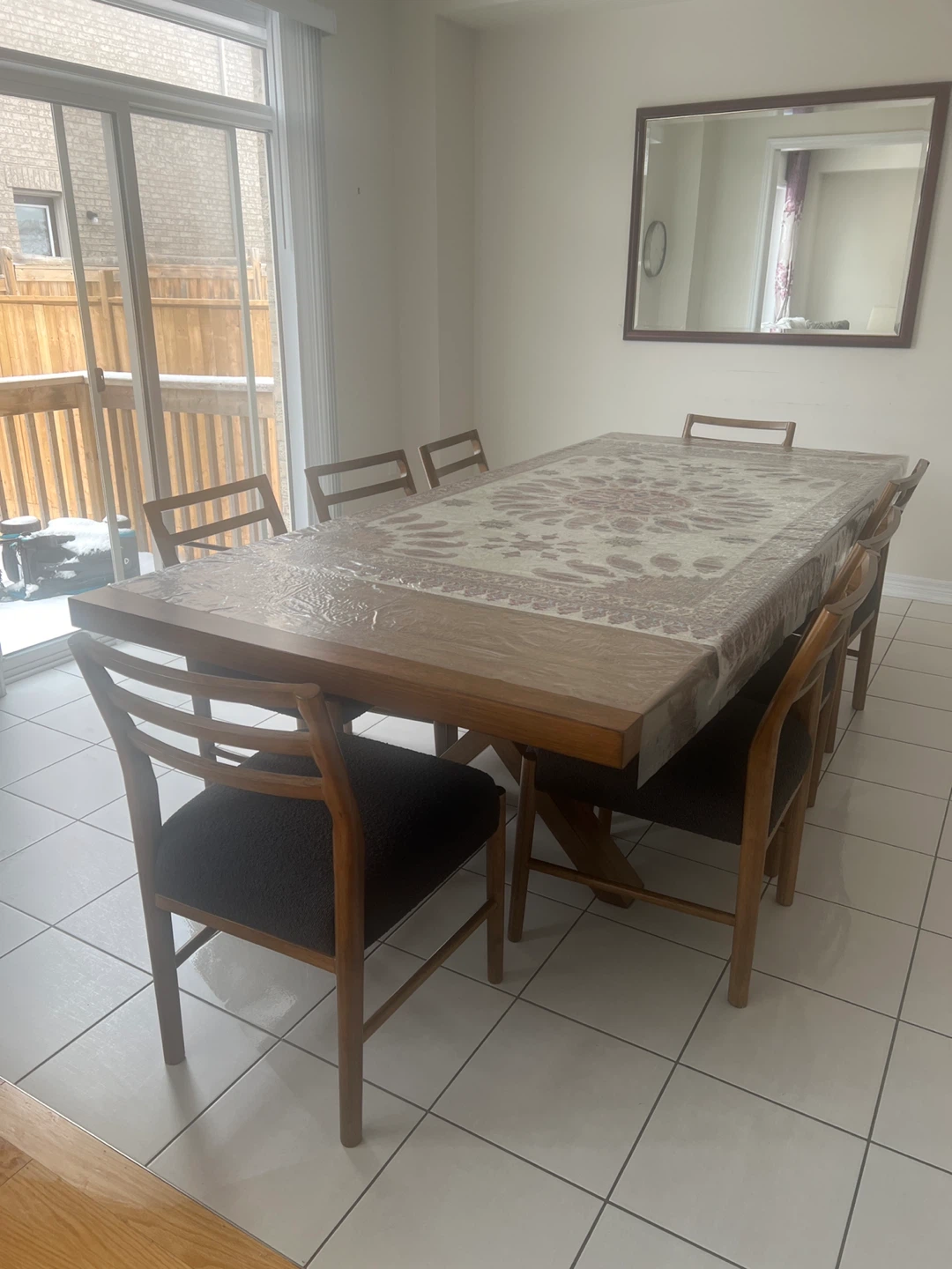 Wooden Dining Table and Chairs Set - photo 4