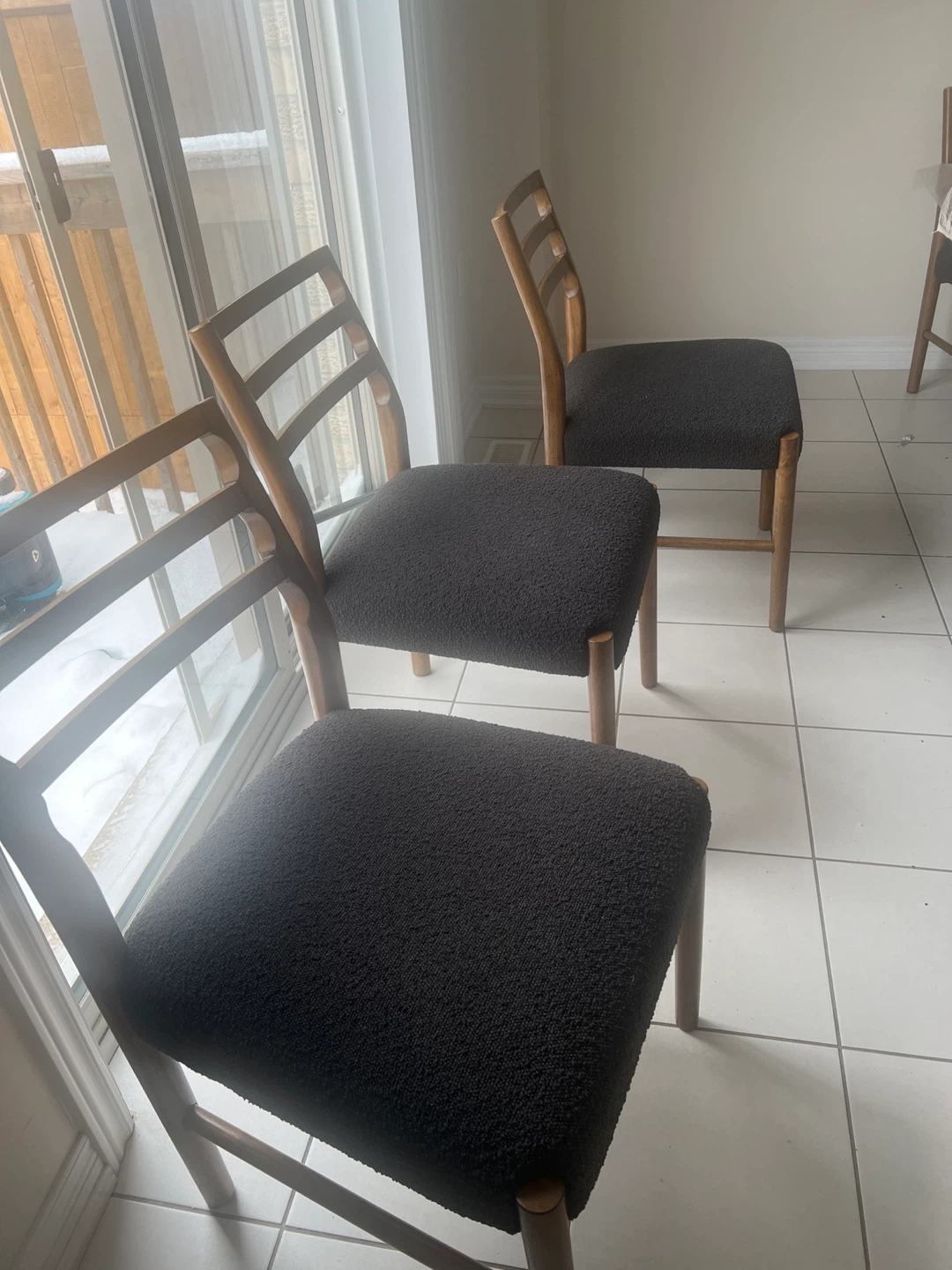 Wooden Dining Table and Chairs Set - photo 3