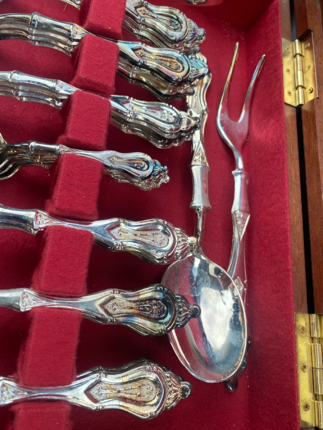 Italy Silver Plated Cutlery Set 45 Pieces - photo 2