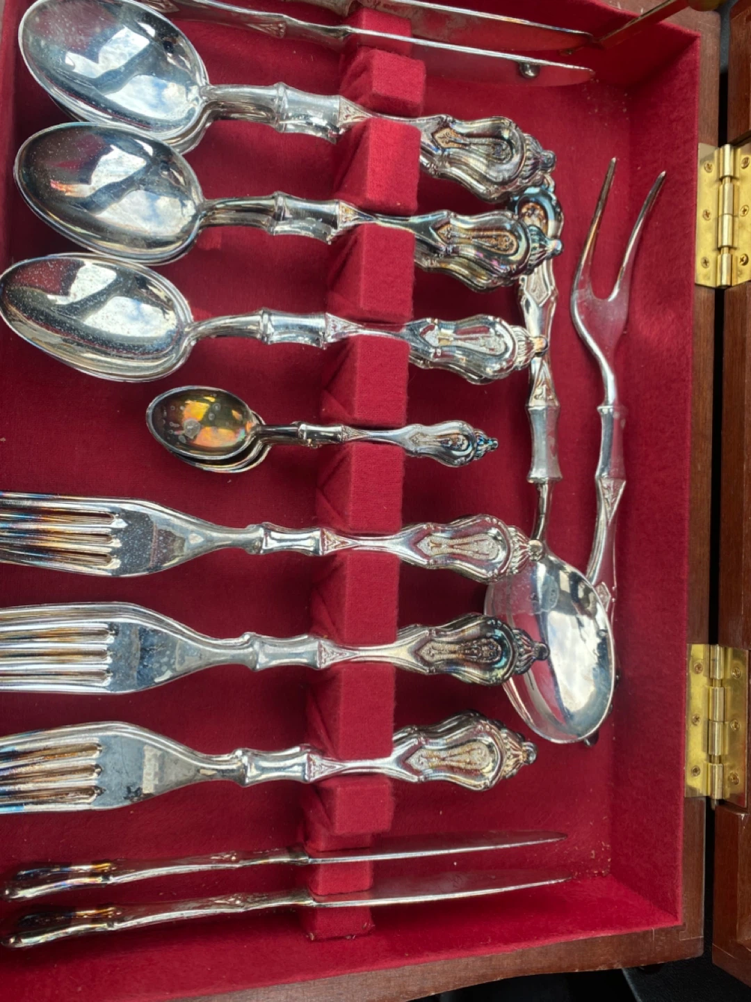Italy Silver Plated Cutlery Set 45 Pieces - photo 4