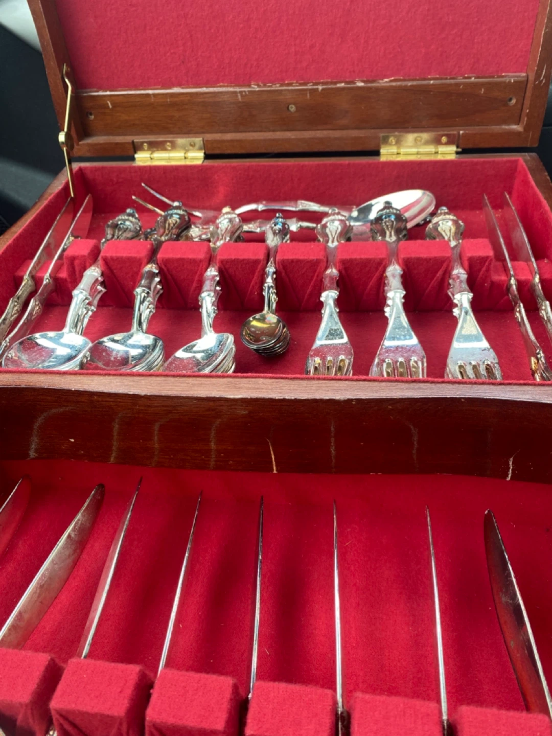 Italy Silver Plated Cutlery Set 45 Pieces