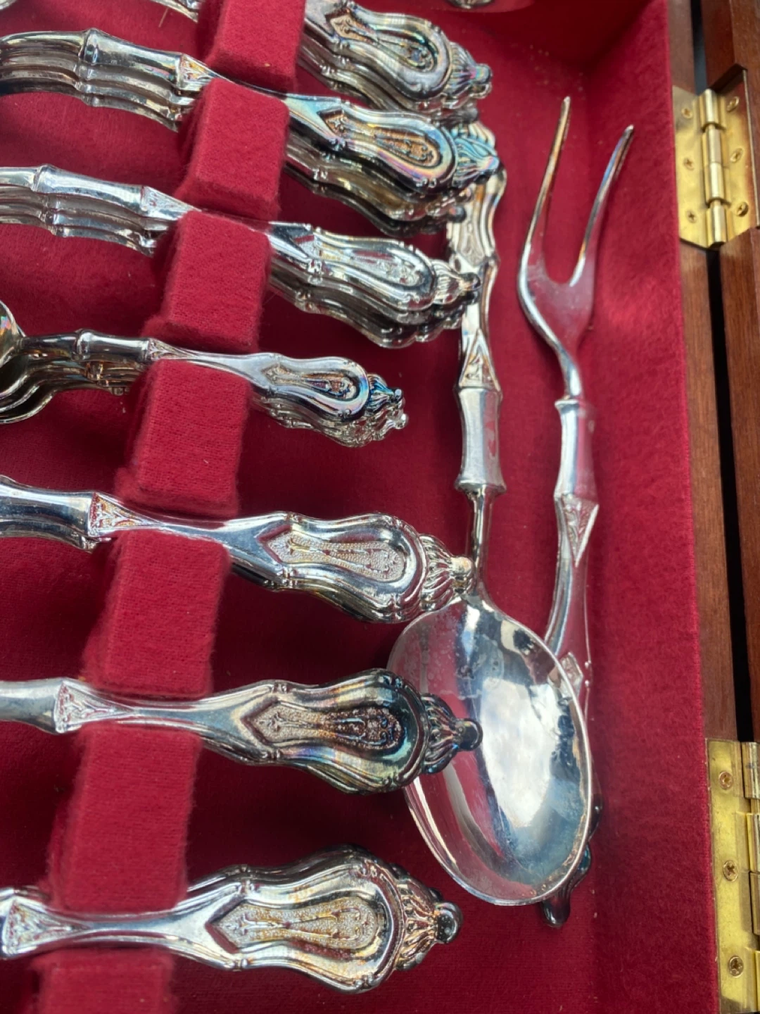 Italy Silver Plated Cutlery Set 45 Pieces - photo 5