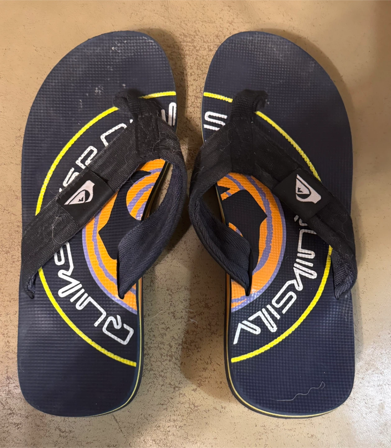 Quiksilver Flip Flops, youth Size 7, $5