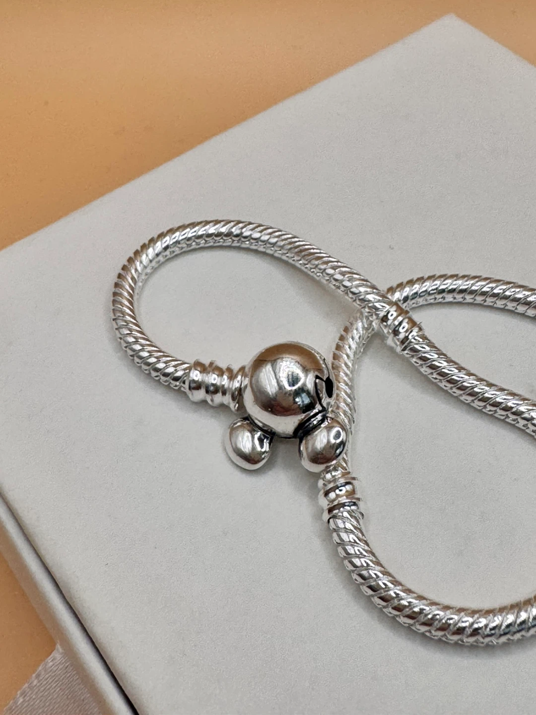 🥰Silver925 Charm Bracelet with Mickey Mouse Clasp - photo 4