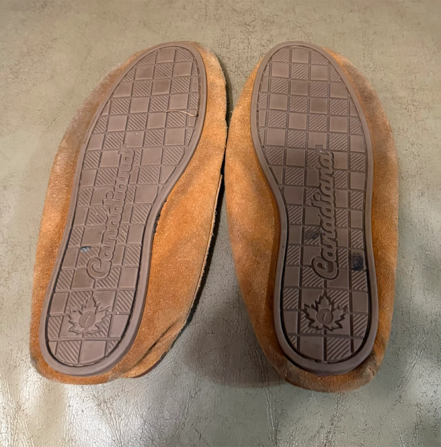 Canadiana Suede Moccasin Slippers Size 7, $5 - photo 2