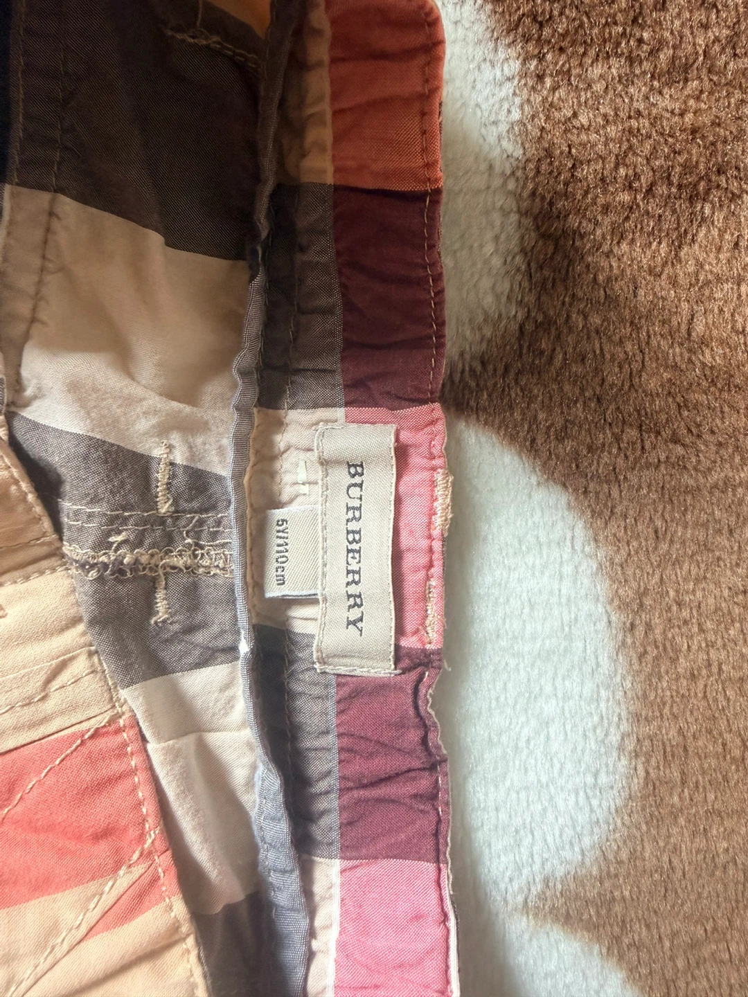 Burberry and Polo Ralph Lauren Plaid Shorts - Size 6/110cm - photo 3