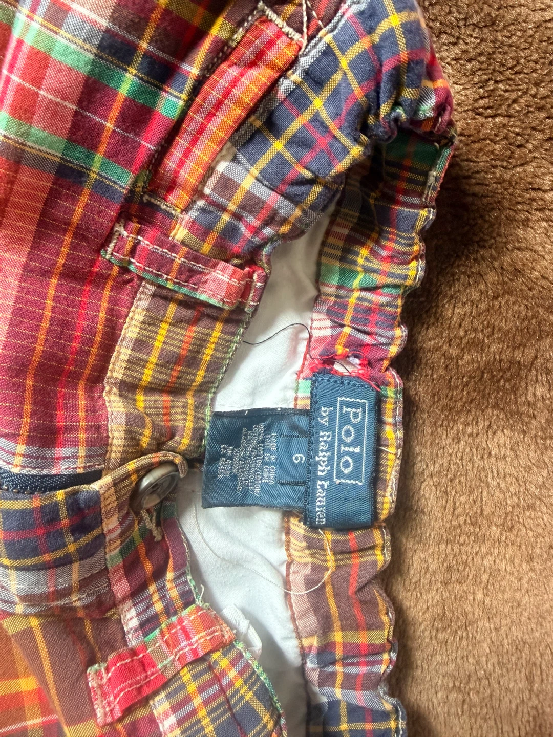 Burberry and Polo Ralph Lauren Plaid Shorts - Size 6/110cm - photo 5