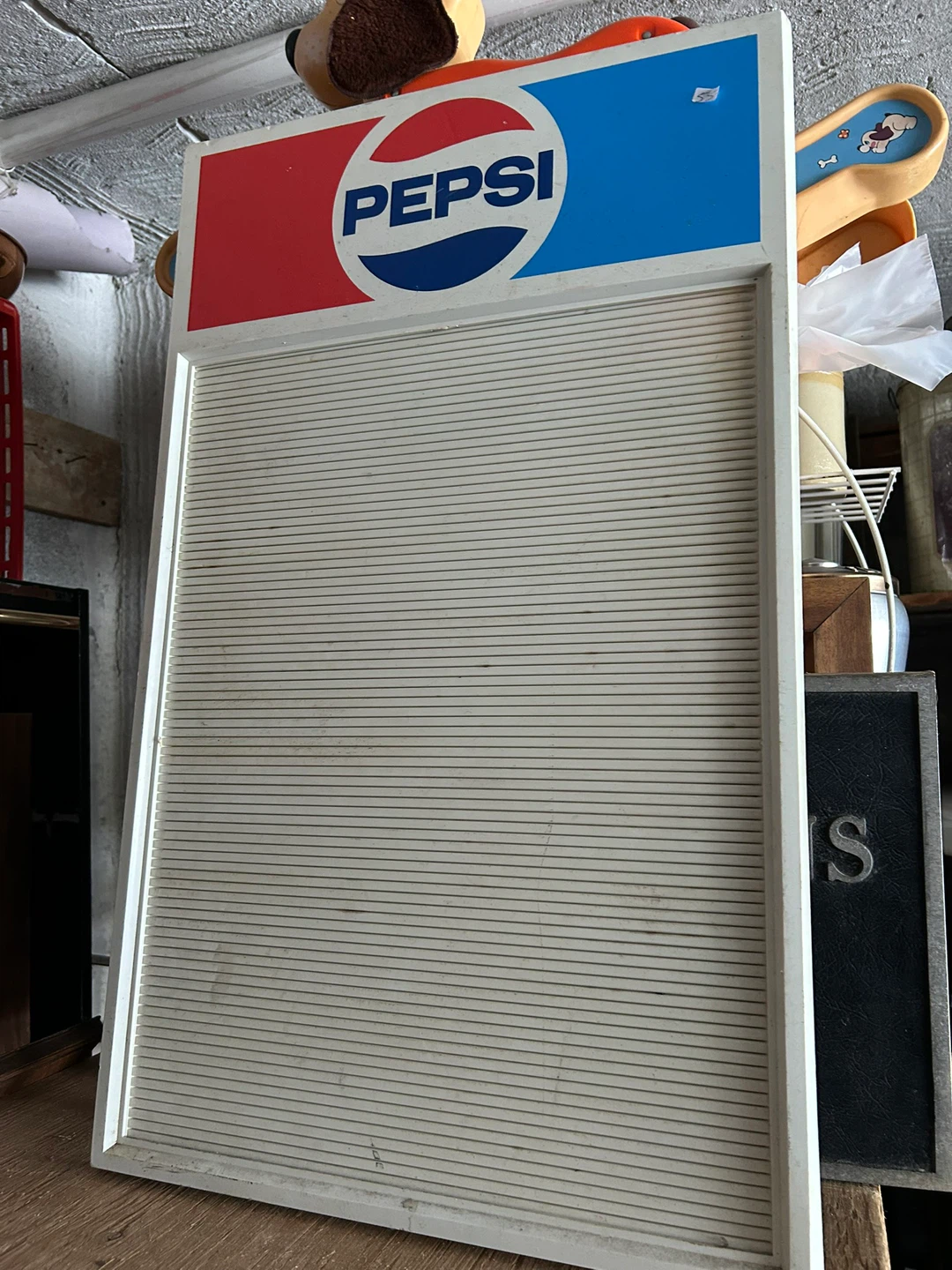 Vintage Pepsi Letter Board Sign