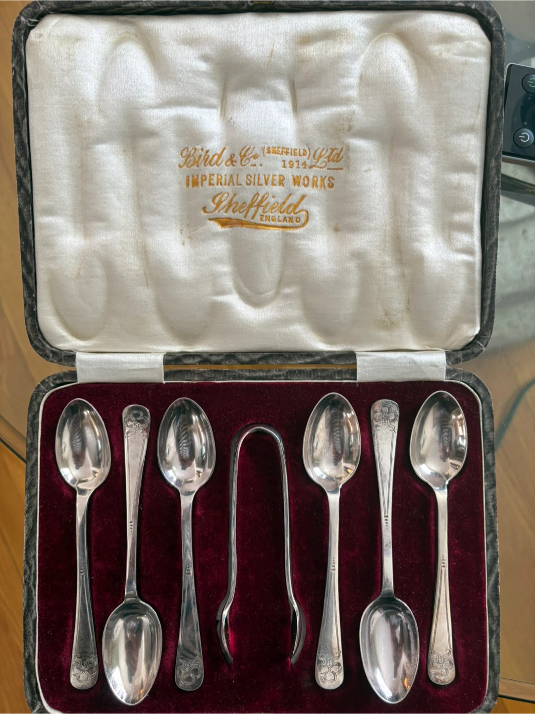 Sheffield Antique Spoon set 1914 - photo 4