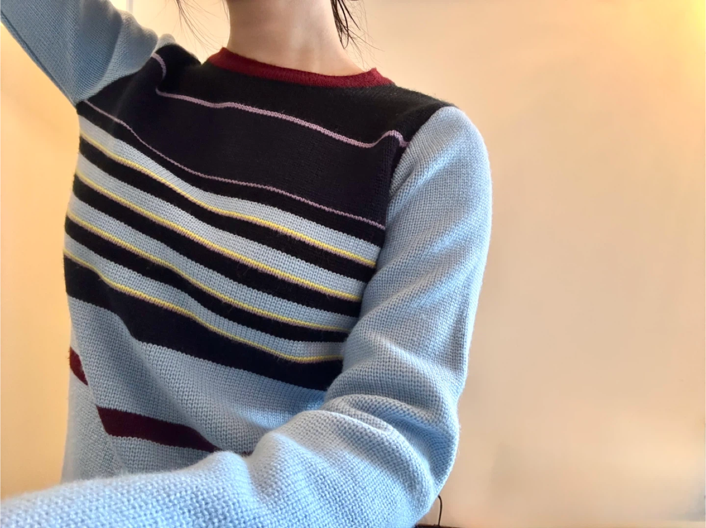 Striped Knit Sweater