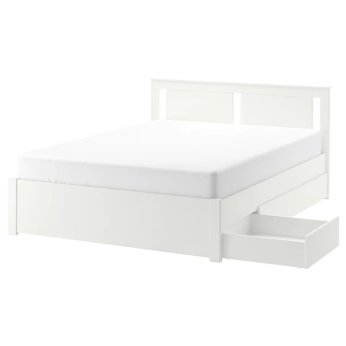 IKEA SONGESAND Queen Bed Frame 4 Storages