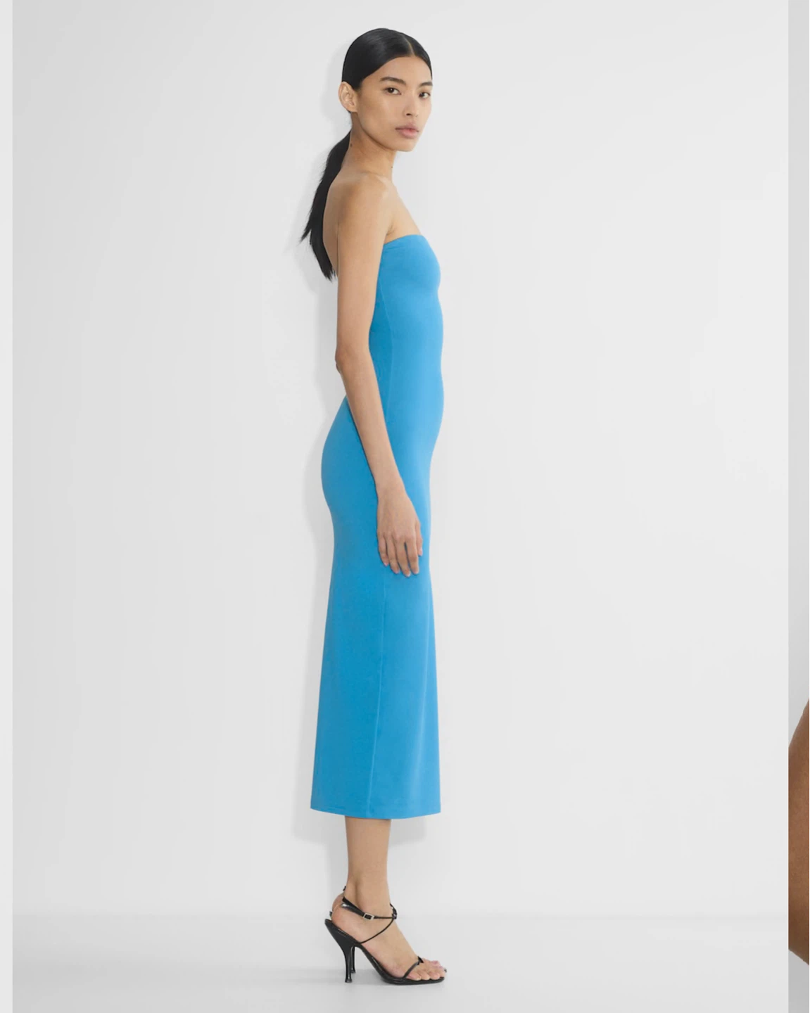 Aritzia Contour Original Enrapture  Maxi Tube Dress XS Blue