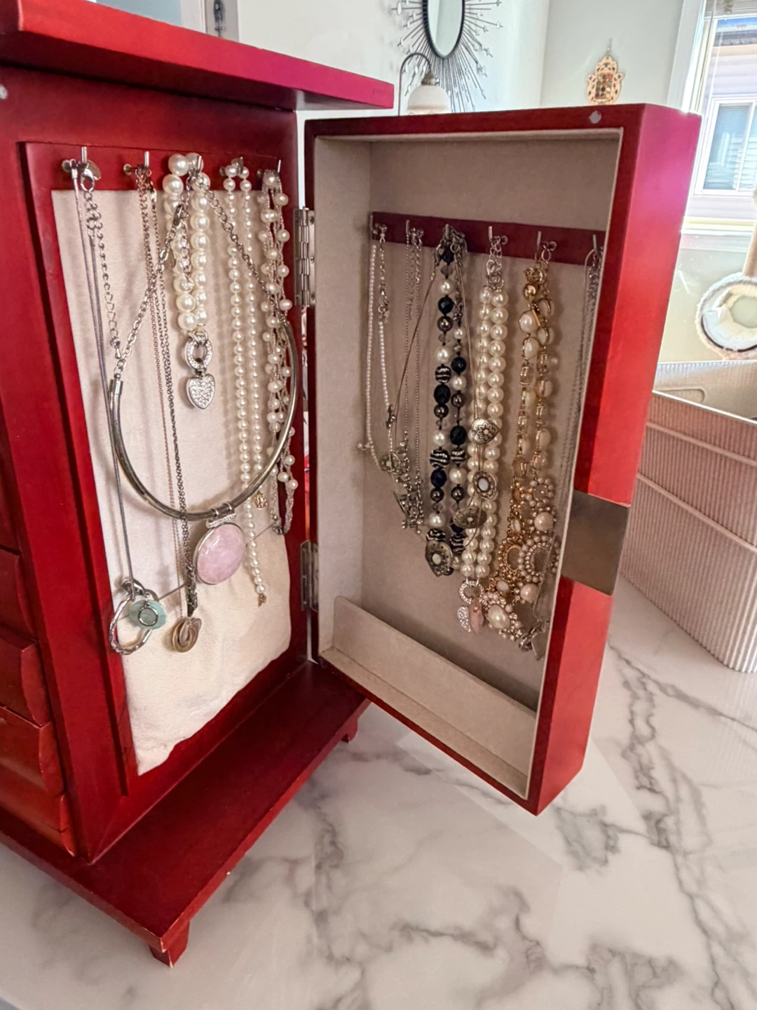Wooden Jewelry Box with 7 Drawers - photo 3