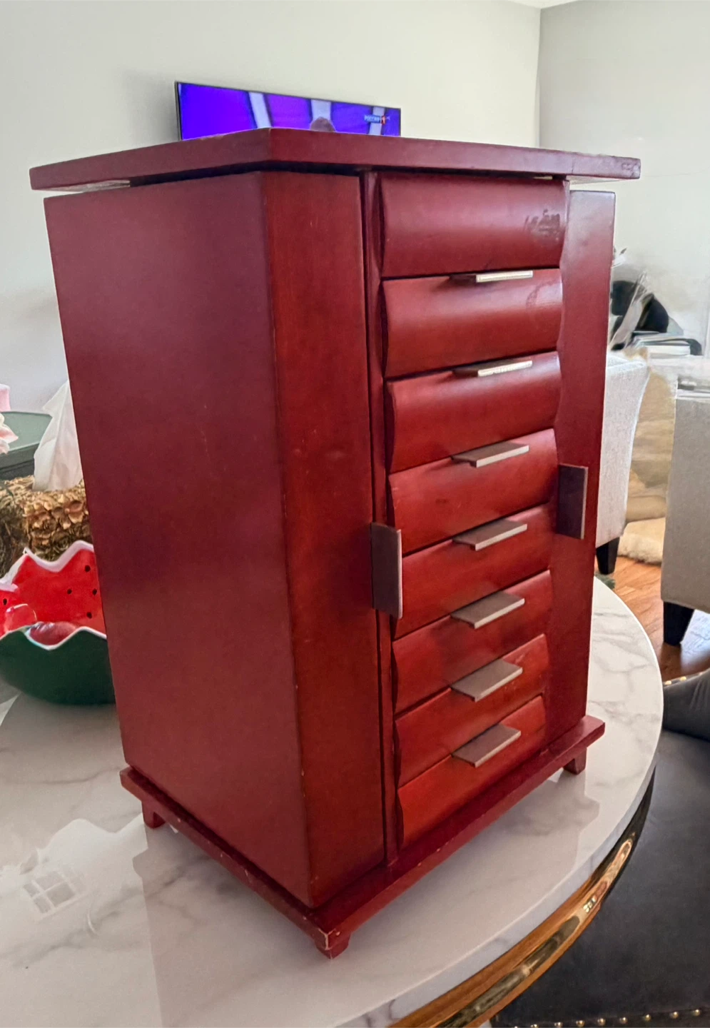 Wooden Jewelry Box with 7 Drawers - photo 2