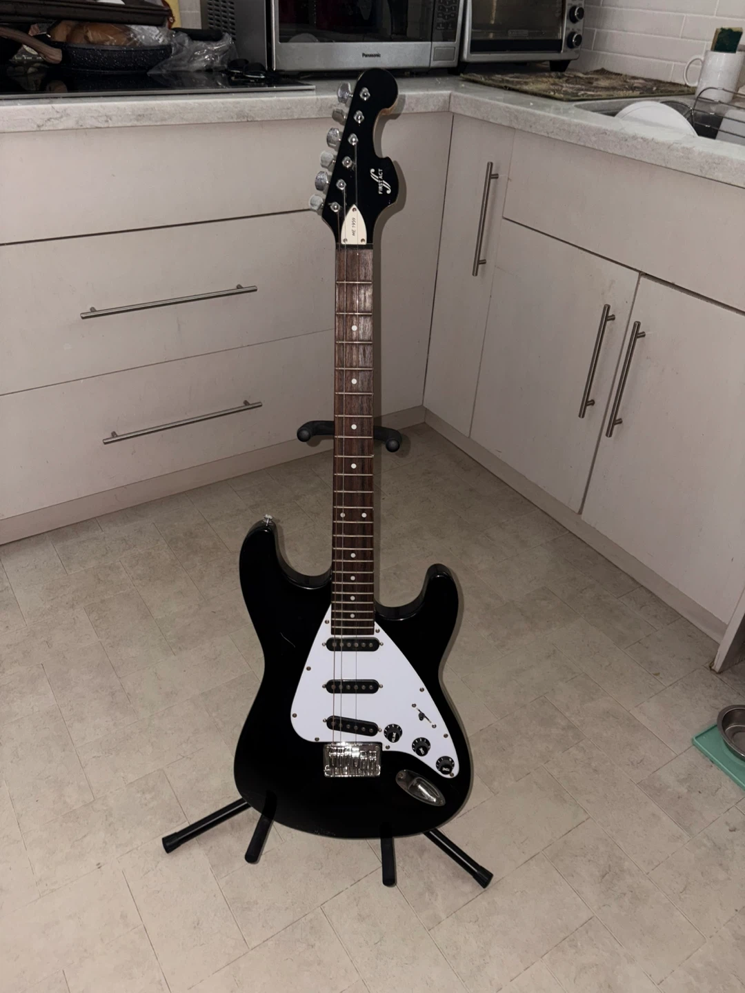 Black Electric Guitar