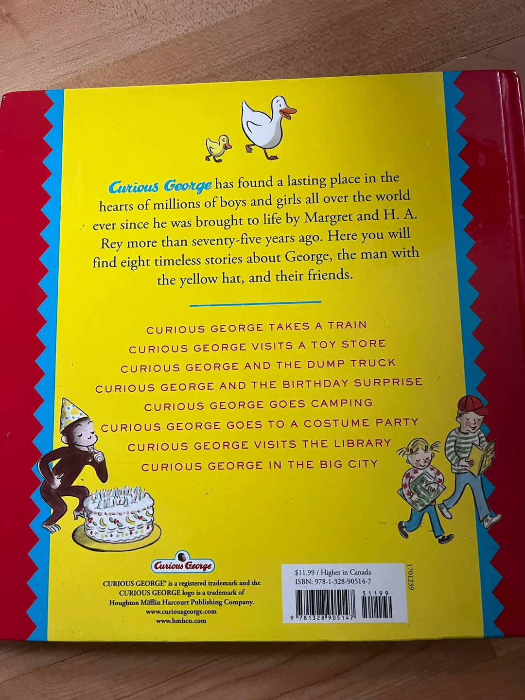 A Treasury of Curious George: 8 Stories Included - photo 2
