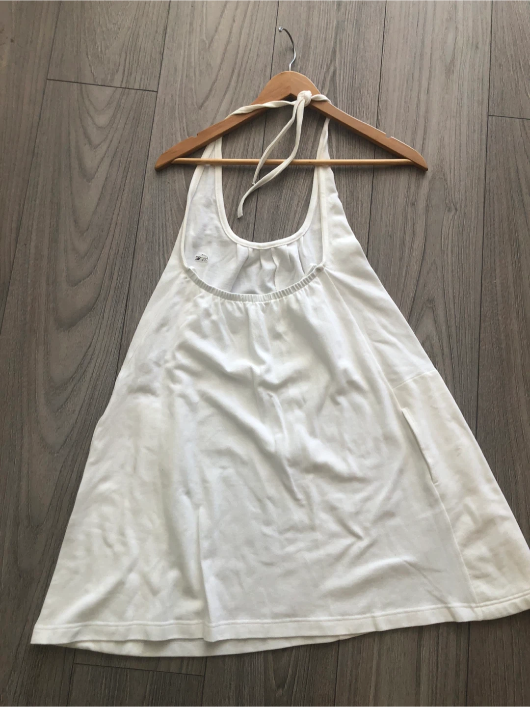 White Lacoste Halter Top Size 36 - photo 5