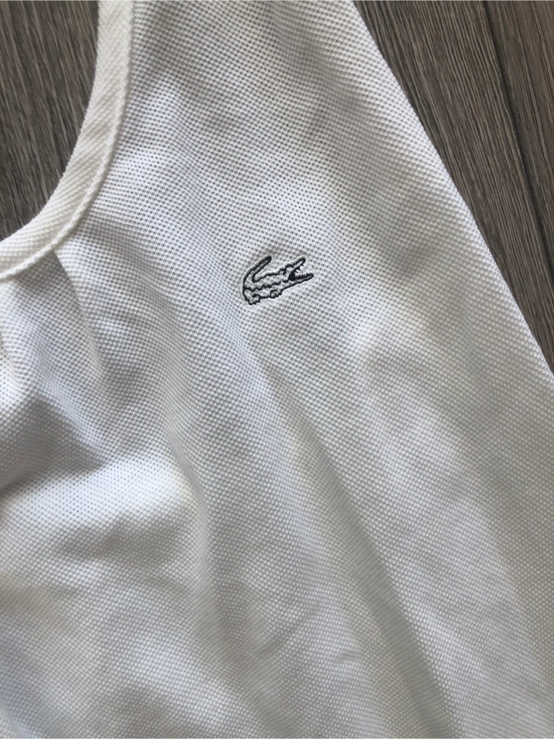 White Lacoste Halter Top Size 36 - photo 4