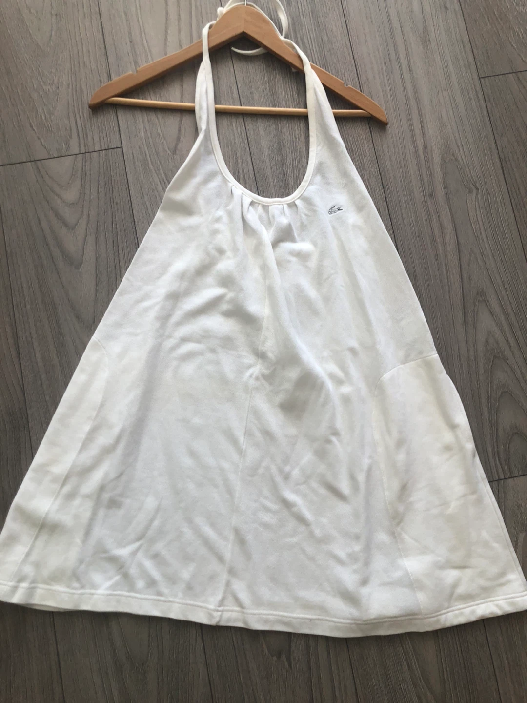 White Lacoste Halter Top Size 36 - photo 2