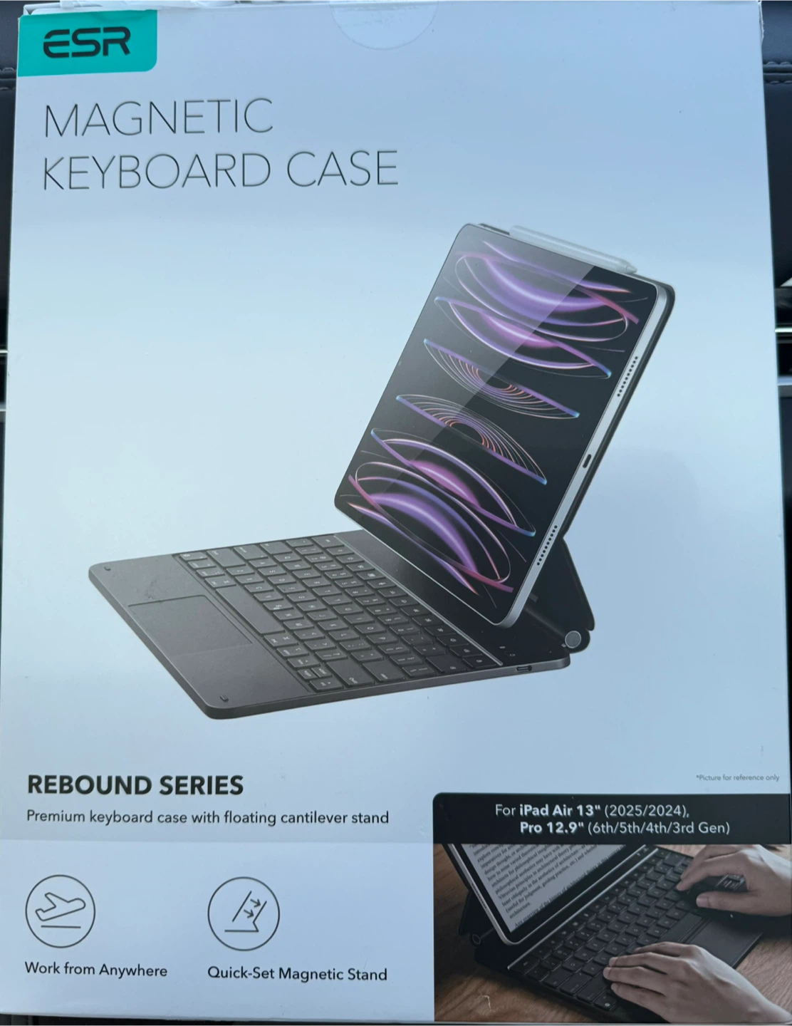 Magnetic Keyboard Case for iPad Air 13” / iPad Pro 12.9” – New